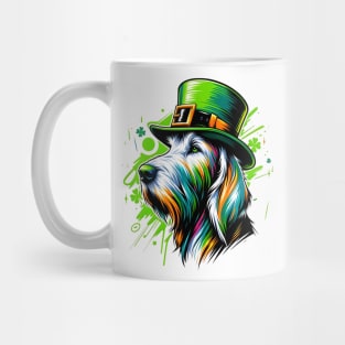 Spinone Italiano Enjoys a St Patrick's Day Celebration Mug